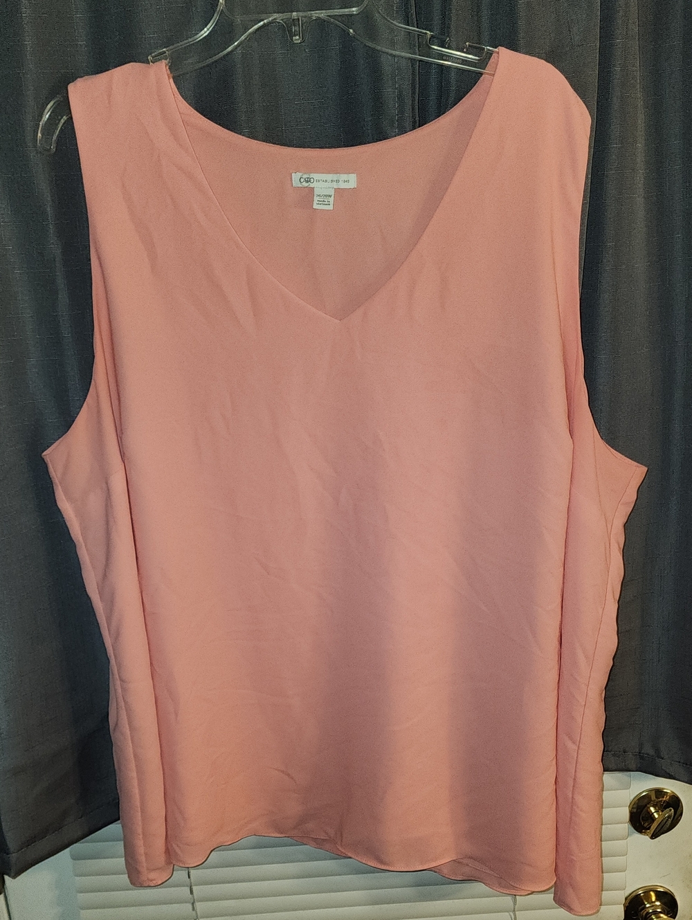 Cato Pink V-Neck Sleeveless Camisole